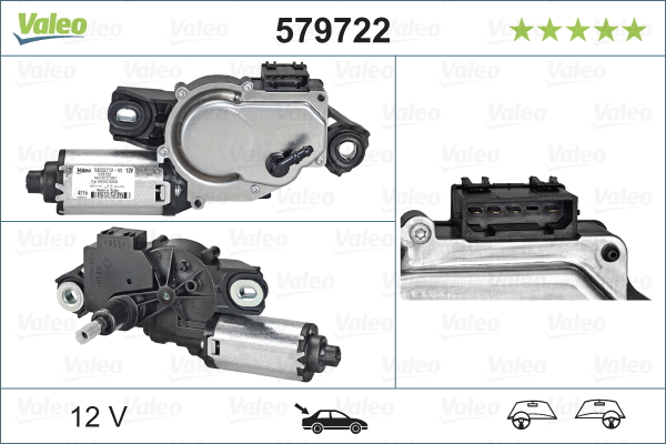 Motor stergator 579722 VALEO